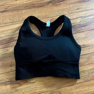 Black Sports bra